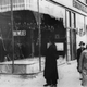 Historic photo of damaged storefront